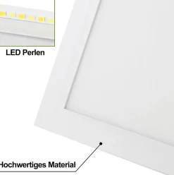 ZMH Plafonnier LED Panneau LED à Intensité Variable - Salon Plat Avec Télécommande
