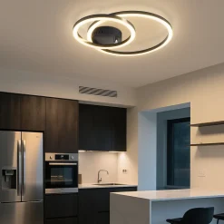 ZMH Plafonnier LED Salon 40cm 23w Lampe De Salle De Bain Pour Chambre Cuisine