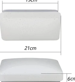 ZMH Plafonnier LED 15w Lampe Blanc Neutre