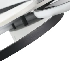 ZMH Plafonnier LED 72w Moderne à 6 Anneaux Living Room Bedroom