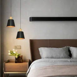 ZMH Suspension Noir Salle à Manger E27 1 Flamme 2 X Industrial Suspension Métal