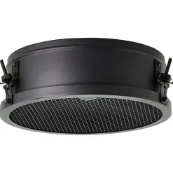 ZOIS Plafonnier noir mat E27 28W métal ampoule non incluse